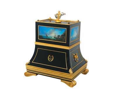 Empire style strong box, - Furniture and works of art