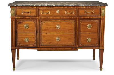 Louis XVI period chest of drawers, - Nábytek