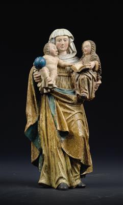 The Virgin and Child with St Anne, - Furniture and works of art