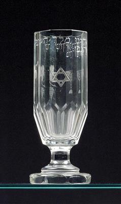 A kiddush cup, - Works of Art - Furniture, Sculptures, Glass and Porcelain