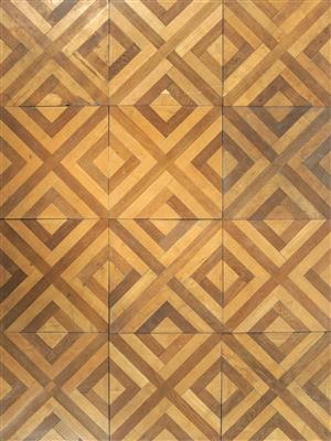 A quantity of rare Baroque parquet flooring, - Works of Art - Furniture, Sculptures, Glass and Porcelain