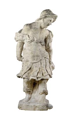 A Roman soldier, - Starožitnosti - Nábytek, Sochařská díla, Sklo a Porcelán