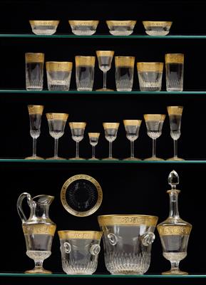 A St. Louis set of glasses, - Works of Art - Furniture, Sculptures, Glass and Porcelain