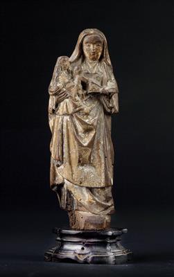 Madonna and Child with Saint Anne, - Oggetti d'arte - Mobili, sculture, vetri e porcellane