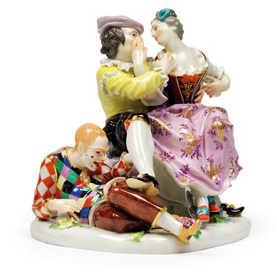 “Indiscreet Harlequin” - Furniture, Porcelain, Sculpture and Works of Art