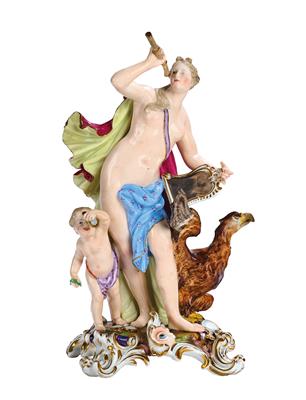 “The Five Senses” - Allegorical Representations, - Furniture, Porcelain, Sculpture and Works of Art