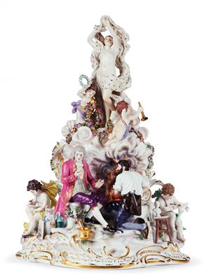 “The Making of Porcelain” - A Very Rare and Historically Important Group of Figures, - Furniture, Porcelain, Sculpture and Works of Art