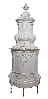 A Baroque-Style Tiled Stove, - Furniture, Porcelain, Sculpture and Works of Art