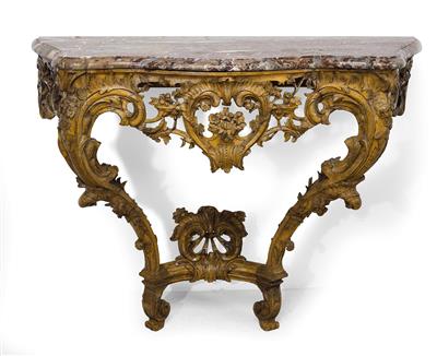 A Console Table, - Furniture, Porcelain, Sculpture and Works of Art