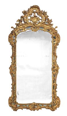 A Large Salon Mirror, - Furniture, Porcelain, Sculpture and Works of Art