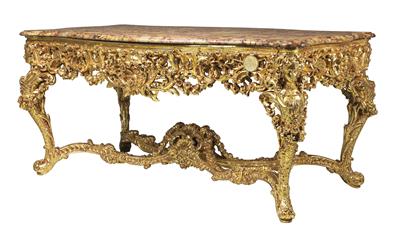 A Magnificent Large Console Table, - Furniture, Porcelain, Sculpture and Works of Art