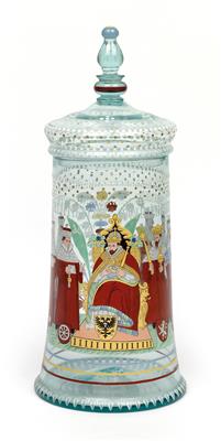 A Prince-Elector Tankard with Cover, - Mobili e Antiquariato