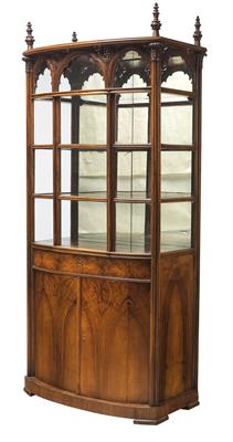 A Rare Late Biedermeier Display Case - Furniture, Porcelain, Sculpture and Works of Art