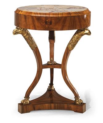 A Round Early Biedermeier Table, - Furniture, Porcelain, Sculpture and Works of Art