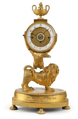 An Empire Period Bronze Mantel Clock from Vienna - Starožitnosti