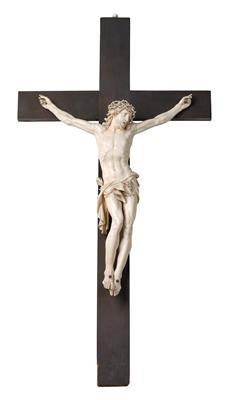 An Ivory Figure of Christ, - Furniture, Porcelain, Sculpture and Works of Art