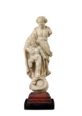 Werkstatt Michael Kern (1580 - 1649), Madonna mit Kind, - Möbel und dekorative Kunst, Skulpturen und Antiquitäten, Glas und Porzellan