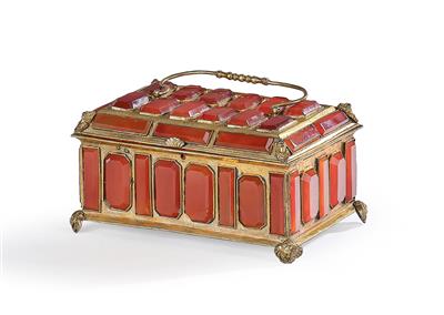 A Baroque Agate Lidded Box - Starožitnosti