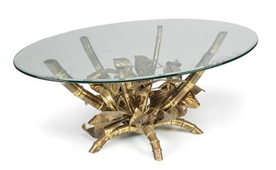 An Illuminated Coffee Table in Hollywood Regency Style, Second Half of the 20th Century, - Antiquariato e mobili