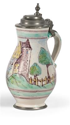 A Pear-Shaped Stein (Birnkrug), Gmunden, Early 19th Century - Starožitnosti