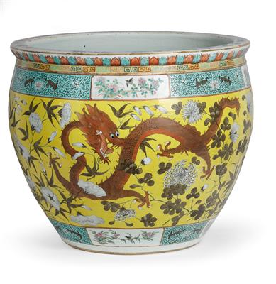 A Dayazhai-Style Fish Basin, China, 19th Century - Asian Art, Works of Art and Furniture