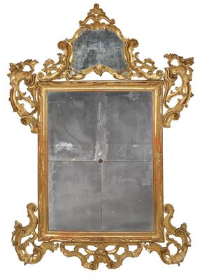 A Large Baroque Wall Mirror, - Asian Art, Works of Art and Furniture