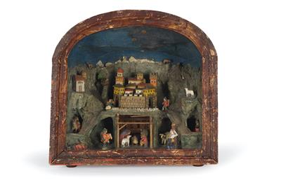 A Small Nativity Box, - Starožitnosti