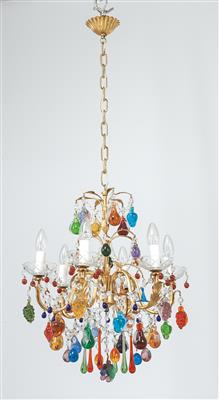 A Small Metal Chandelier, - Antiquariato e mobili