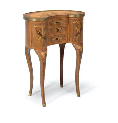 A Small Kidney-Shaped Salon Cabinet, - Asian Art, Works of Art and Furniture