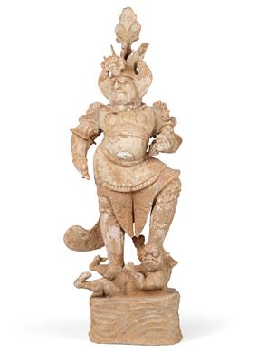 A Lokapala, China, Tang Dynasty - Antiquariato e mobili