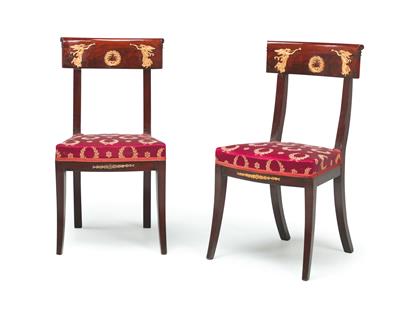 A Pair of Chairs, - Asian Art, Works of Art and Furniture