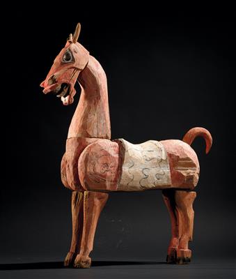 A Horse, China, Eastern Han Dynasty, first/second century AD - Asian Art, Works of Art and Furniture