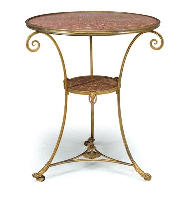 A Round Salon Table, - Starožitnosti