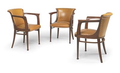 A Set of Three Armchairs, - Starožitnosti