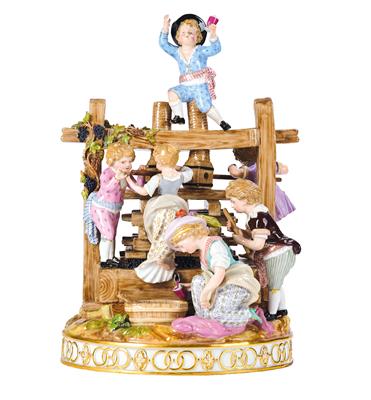 “Die Weinpresse” mit 7 Kindern, - Möbel und Antiquitäten