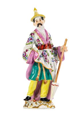 A Japanese Man Carrying a Closed Parasol, His Right Hand in His Kimono Pocket, - Antiquariato