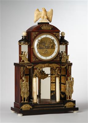 A Neoclassical Commode Clock with Automaton - Works of Art