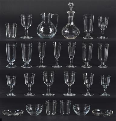 A Set of Glasses by Lobmeyr, - Starožitnosti