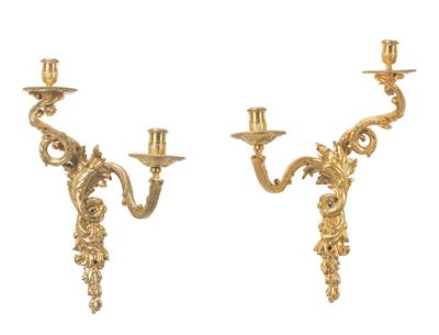 A Pair of Wall Sconces, - Antiquariato