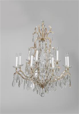 A Magnificent Lobmeyr Chandelier in “Maria Theresa” Style, - Starožitnosti