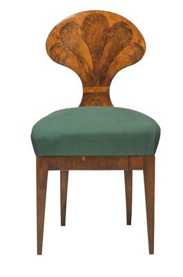Ungewöhnlicher Frühbiedermeier- Sessel, - Möbel und Antiquitäten