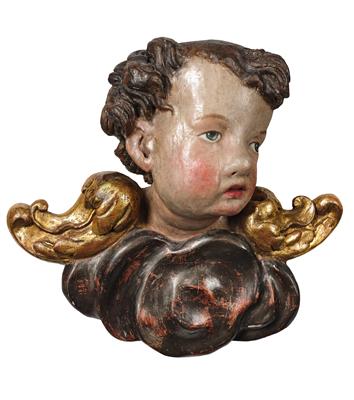 A Baroque angel’s head, - Mobili