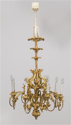 A Biedermeier salon chandelier, - Nábytek