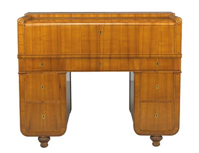 Biedermeier Schreibtisch, - Asiatika, Antiquitäten und Möbel