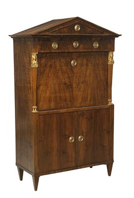 A Biedermeier secretary desk, - Nábytek