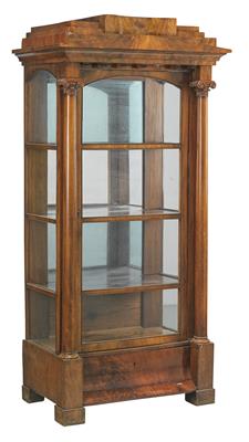 A Biedermeier display cabinet, - Nábytek