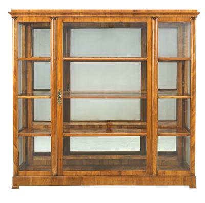 A half-height Biedermeier salon vitrine, - Asiatics, Works of Art and furniture