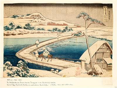 Hokusai (1760-1849) - Asiatics, Works of Art and furniture