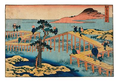 Hokusai 1760-1849 - Asiatics, Works of Art and furniture