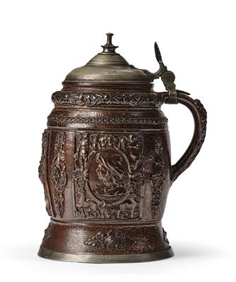 Humpen, Creussen um 1720, - Asiatika, Antiquitäten und Möbel